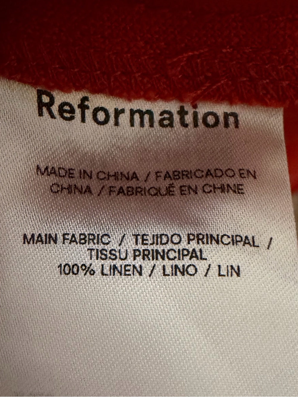 Reformation Red Flowing Maxi Skirt - Picture 5 of 8
